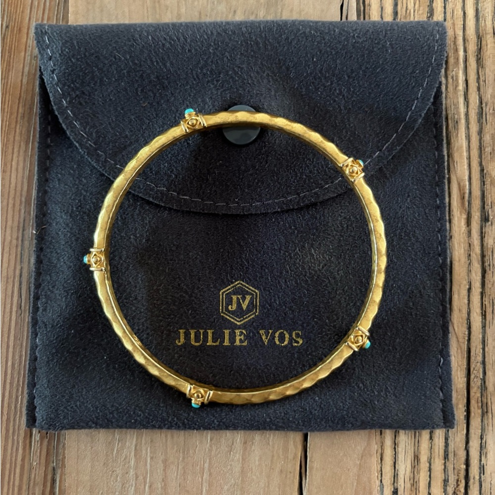 Julie Vos Turquoise Bangle